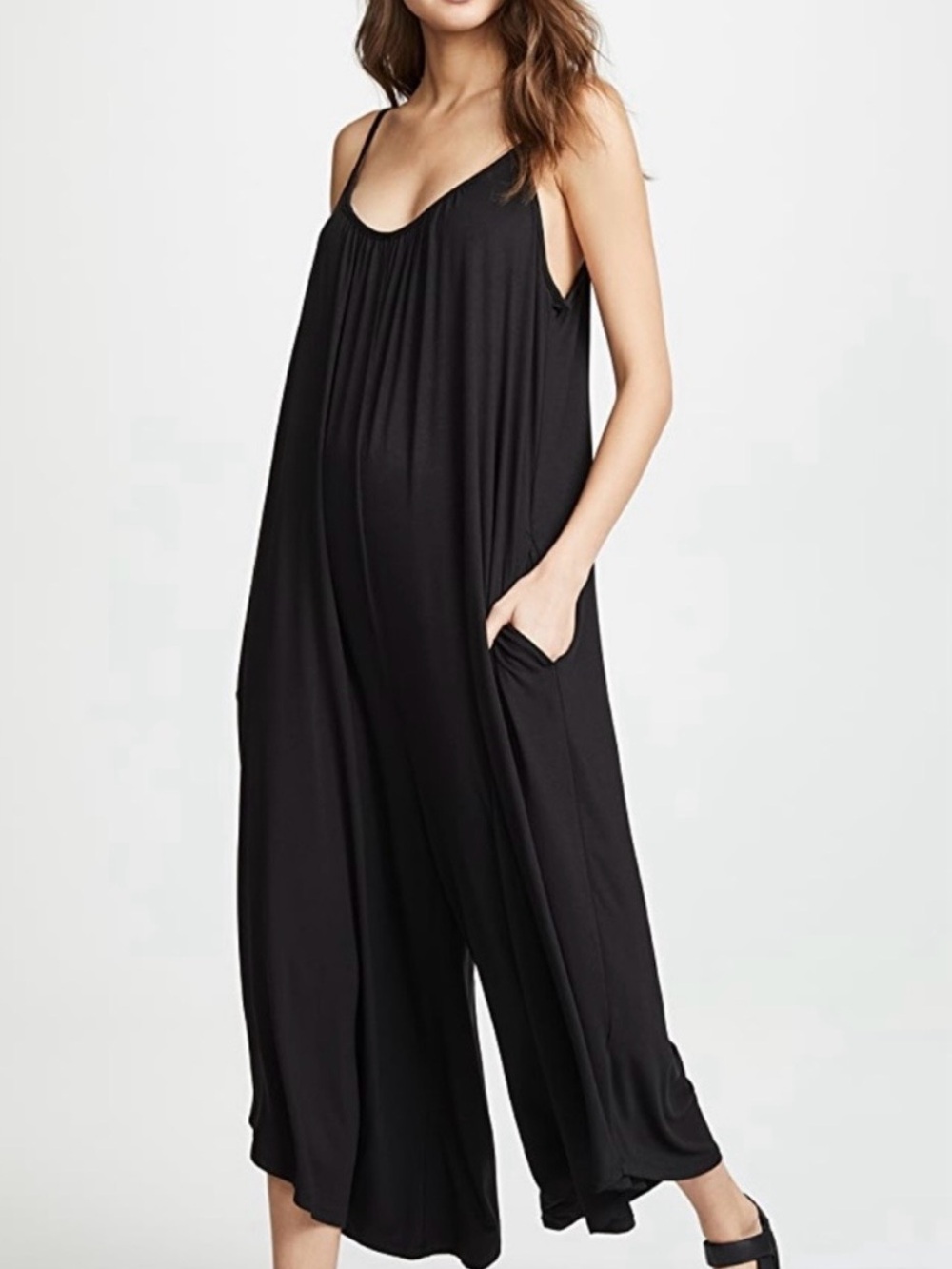NWT Z Supply Flared Jumpsuit in Black - M